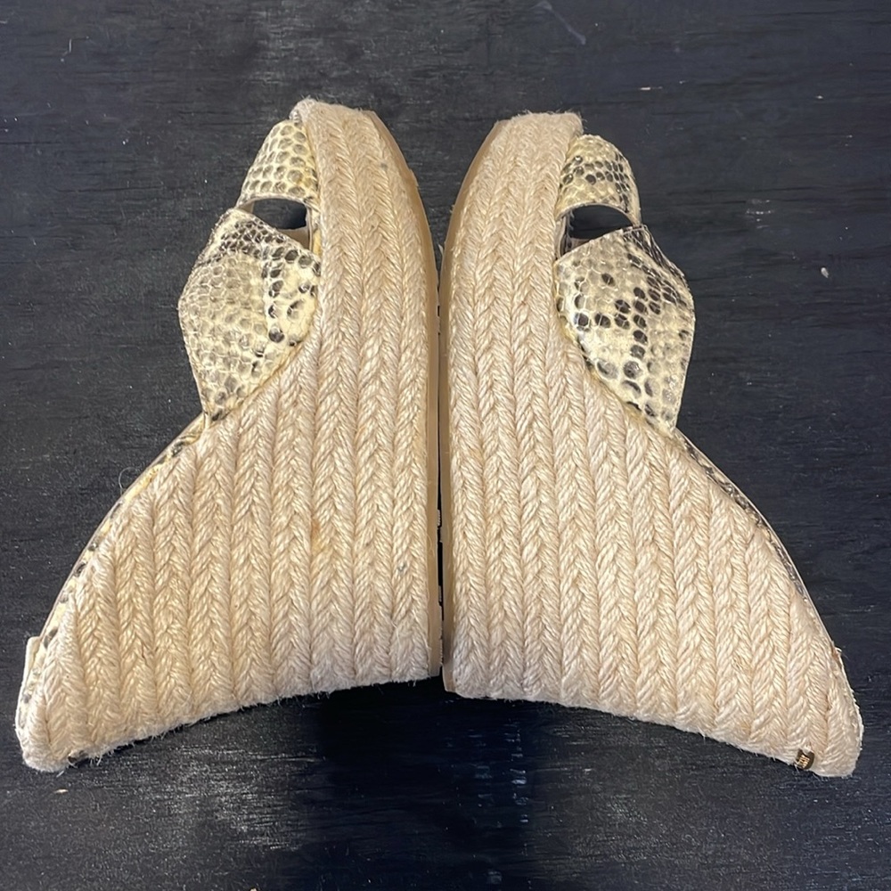 Jimmy Choo Dovina snake print wedges/ espadrilles - Picture 8 of 16